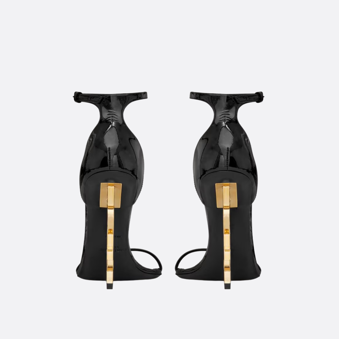 KIT DE FIRMA DE YSL: CARTERA LOULOU Y SANDALIAS OPYUM