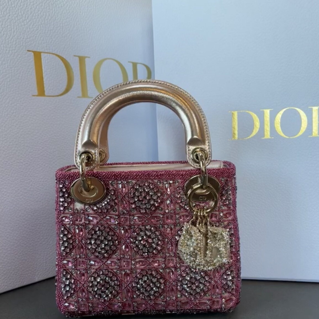 LADY DIOR MINI PERLAS