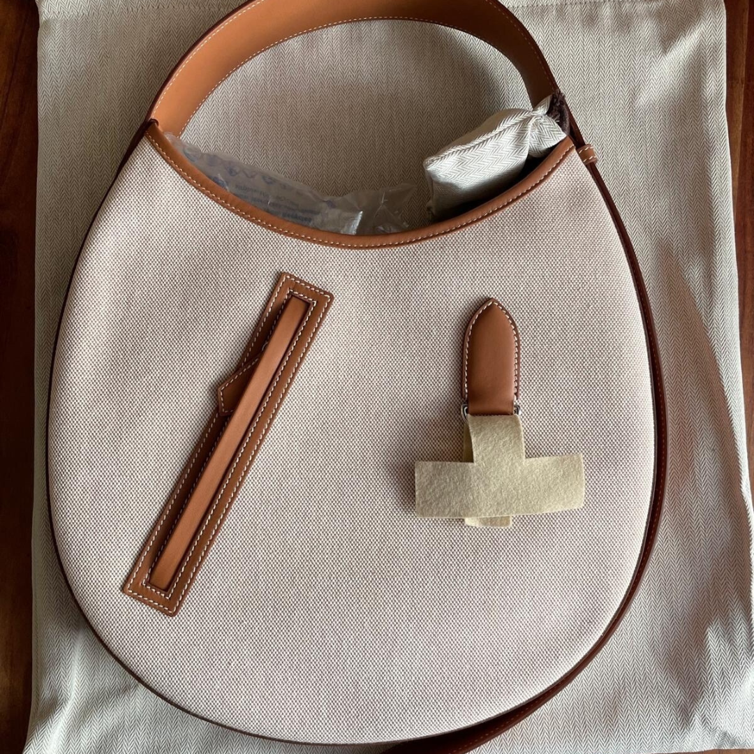 P'TIT ARÇON TASCHE AUS TOILE & LEDER HERMÈS