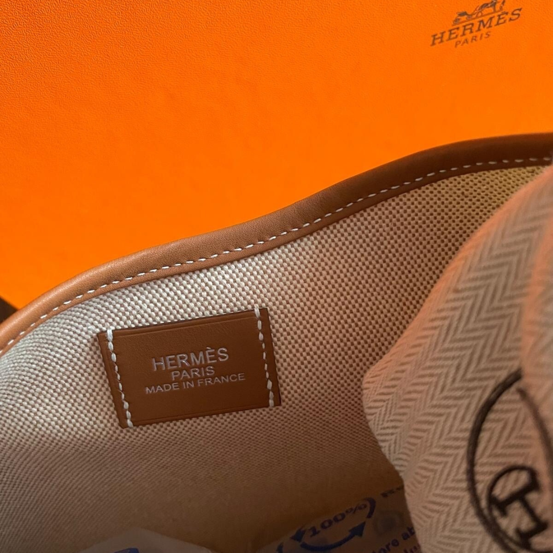 P'TIT ARÇON TASCHE AUS TOILE & LEDER HERMÈS