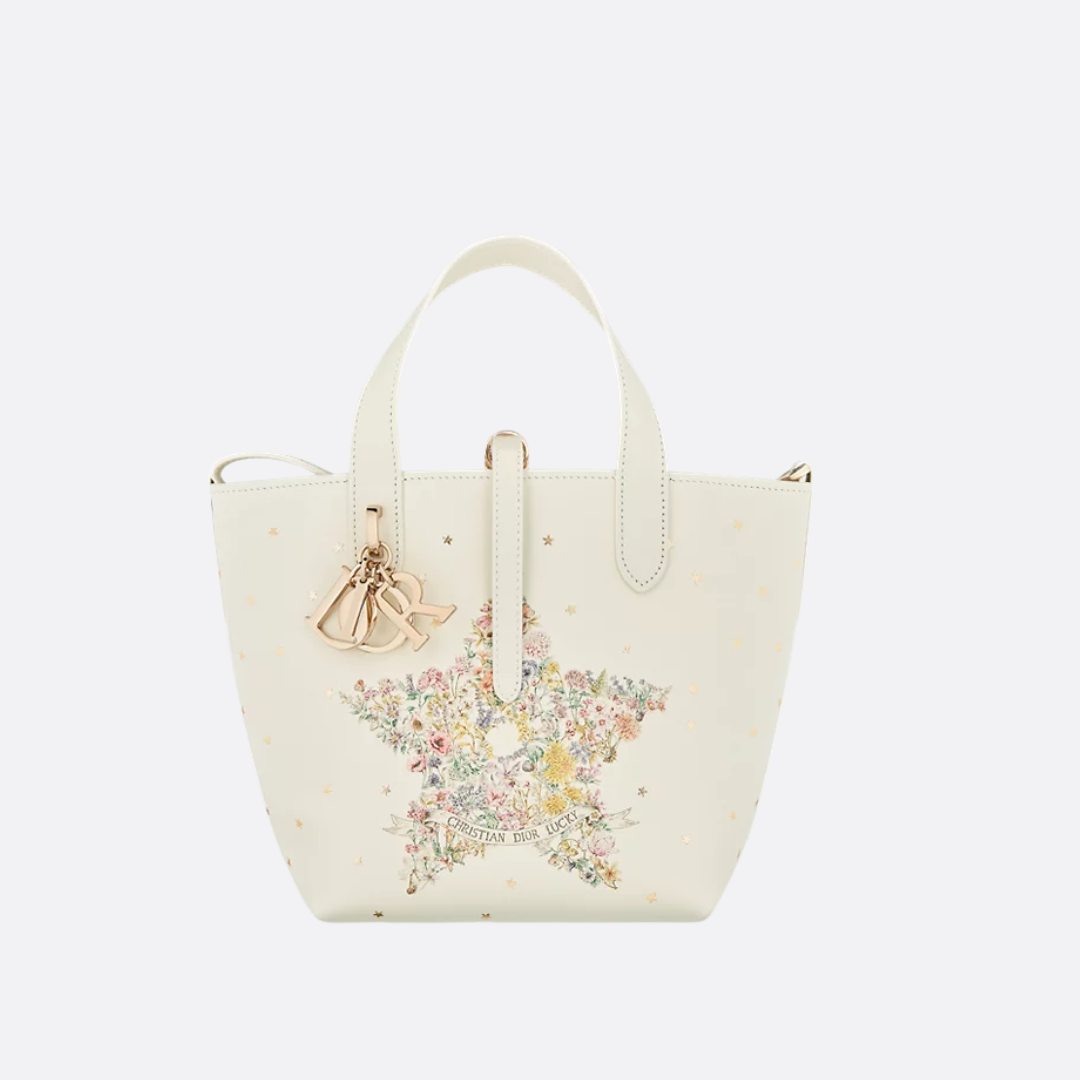 CARTERA TOTE VERTICAL PEQUEÑO DIOR LUCKY DIOR TOUJOURS