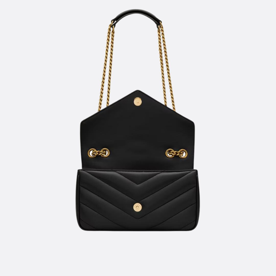 SAINT LAURENT LOULOU PEQUEÑO APARATO ACOLCHADO
