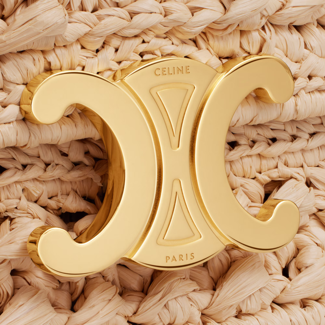 CARTERA DE HOMBRO CLAUDE CON CADENA EN RAFIA EFECTO TELA