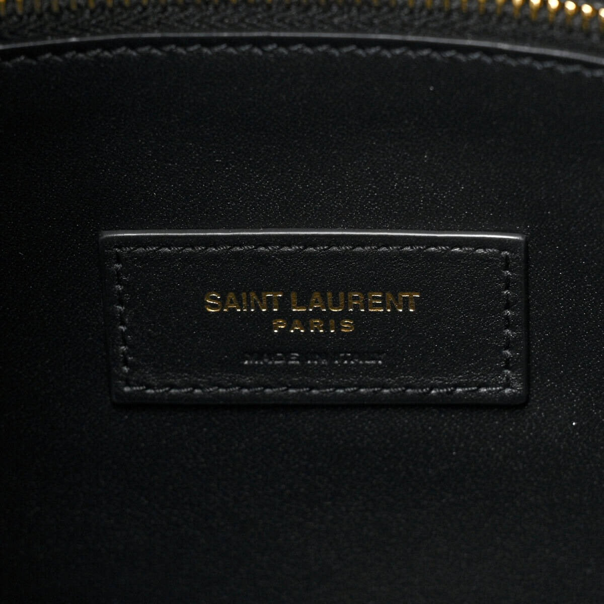 SAINT LAURENT – CARTERA BABY LE 5 À 7 SUAVE DE PIEL GRANULADA