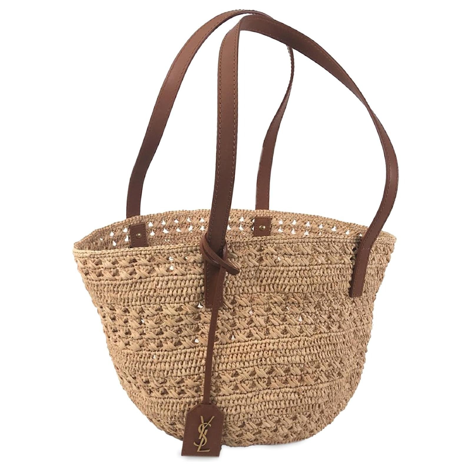 YVES SAINT LAURENT – CESTA/CARTERA DE RAFIA