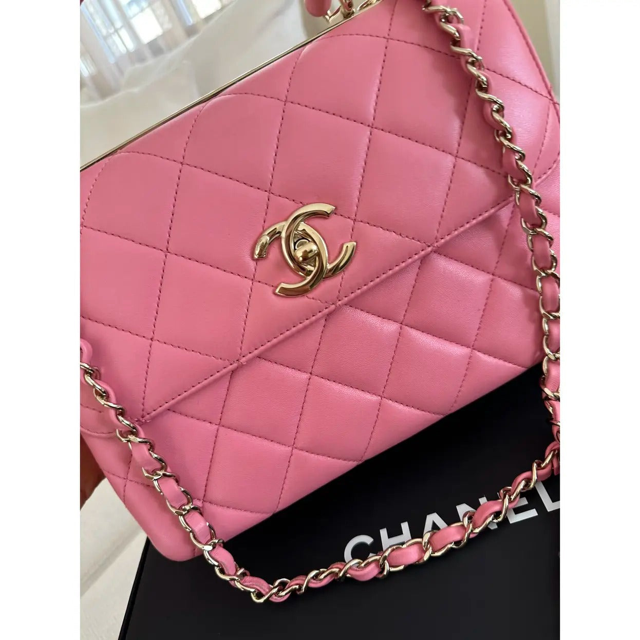 CARTERA CON SOLAPA CHANEL TRENDY CC – PEQUEÑO