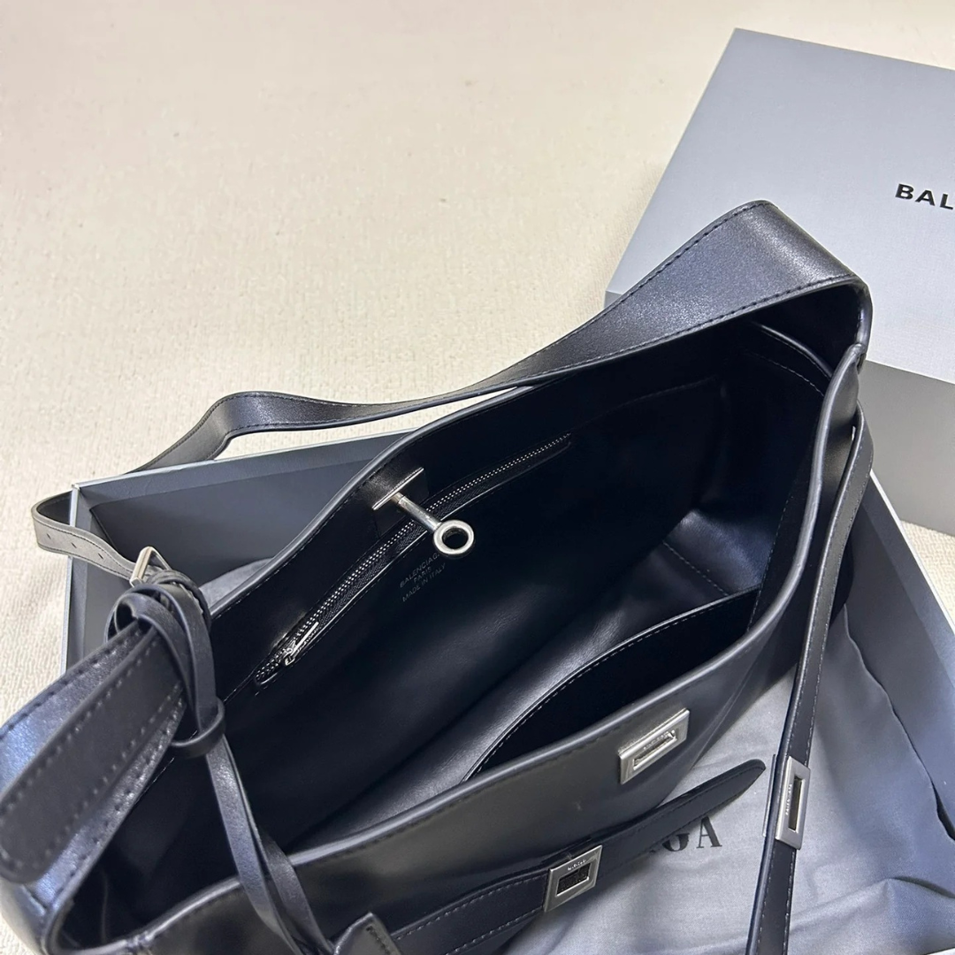 CARTERA DE HOMBRO MEDIANO BEL AIR PARA ELLA EN NEGRO – BALENCIAGA