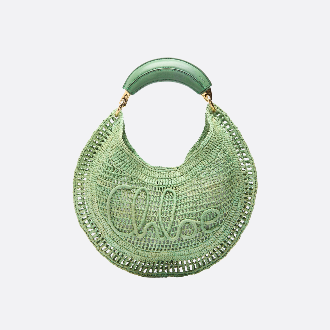 CARTERA CHLOÉ HOT SUMMER BANANA DE RAFIA