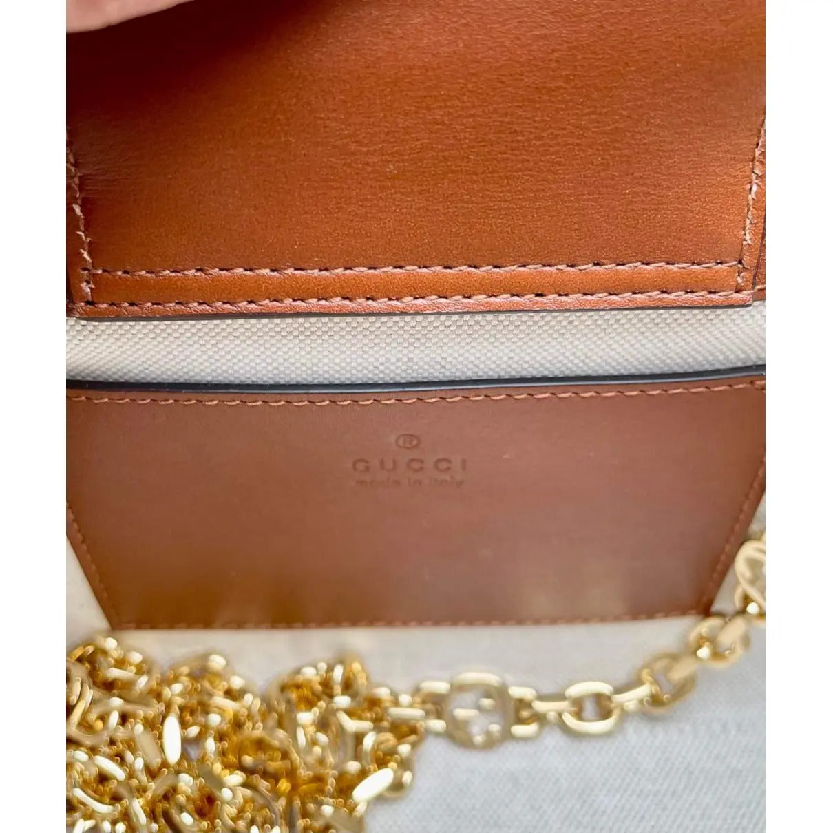 CARTERA TOTE PEQUEÑO GUCCI DIANA CON CRISTALES